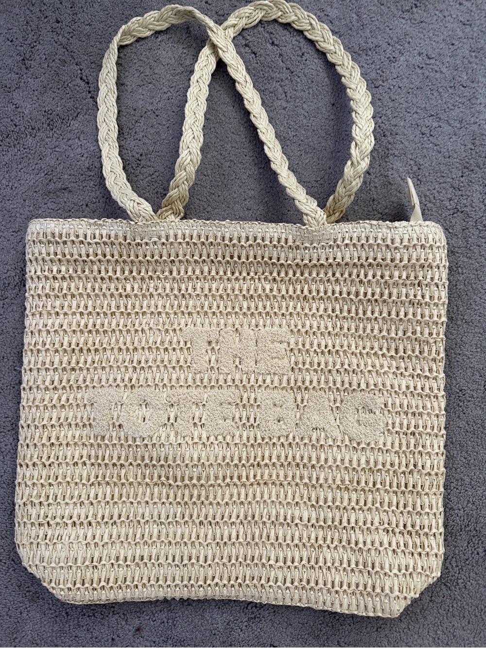 Woven Tote Bag in Natural